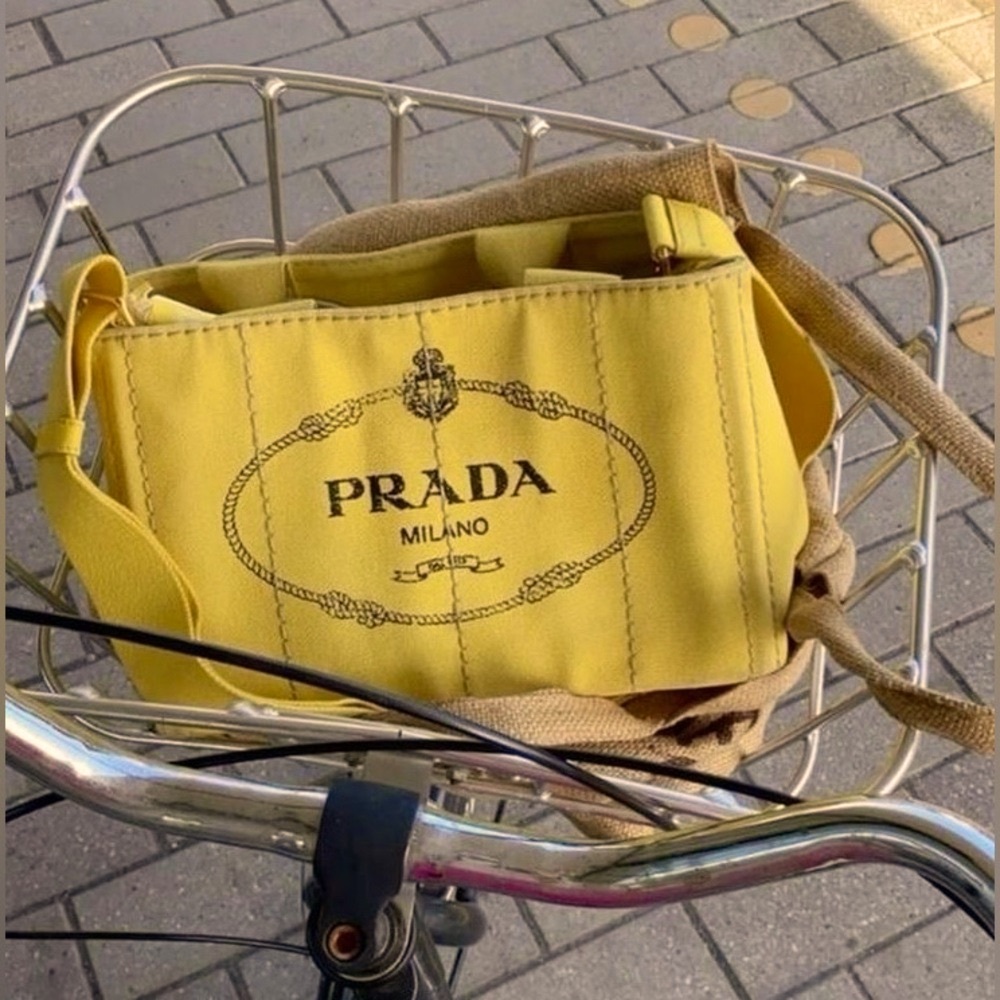 Prada Canapa Girasole 🌻 Small 2 way bag - Picture 16 of 17